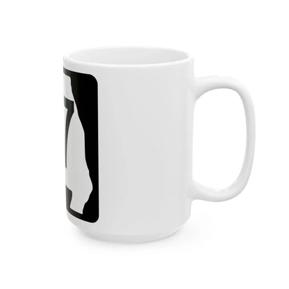MO-77 (Missouri) (Road Sign) White Coffee Mug - Go Mug Yourself