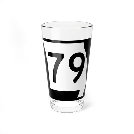 MO-79 (Missouri) (Road Sign) Pint Glass 16oz 16oz - Go Mug Yourself