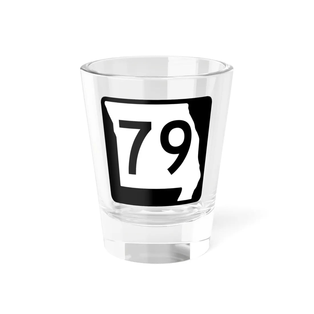 MO-79 (Missouri) (Road Sign) Shot Glass 1.5oz 1.5oz - Go Mug Yourself