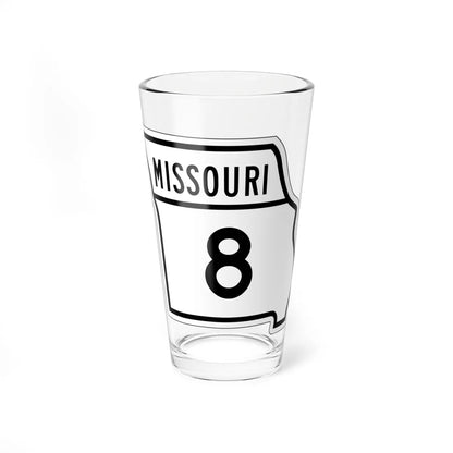 MO-8 1948 (Missouri) (Road Sign) Pint Glass 16oz 16oz - Go Mug Yourself