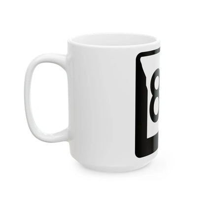 MO-80 (Missouri) (Road Sign) White Coffee Mug - Go Mug Yourself