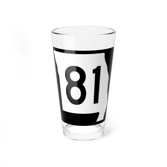 MO-81 (Missouri) (Road Sign) Pint Glass 16oz 16oz - Go Mug Yourself