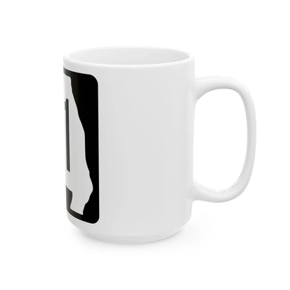 MO-81 (Missouri) (Road Sign) White Coffee Mug - Go Mug Yourself
