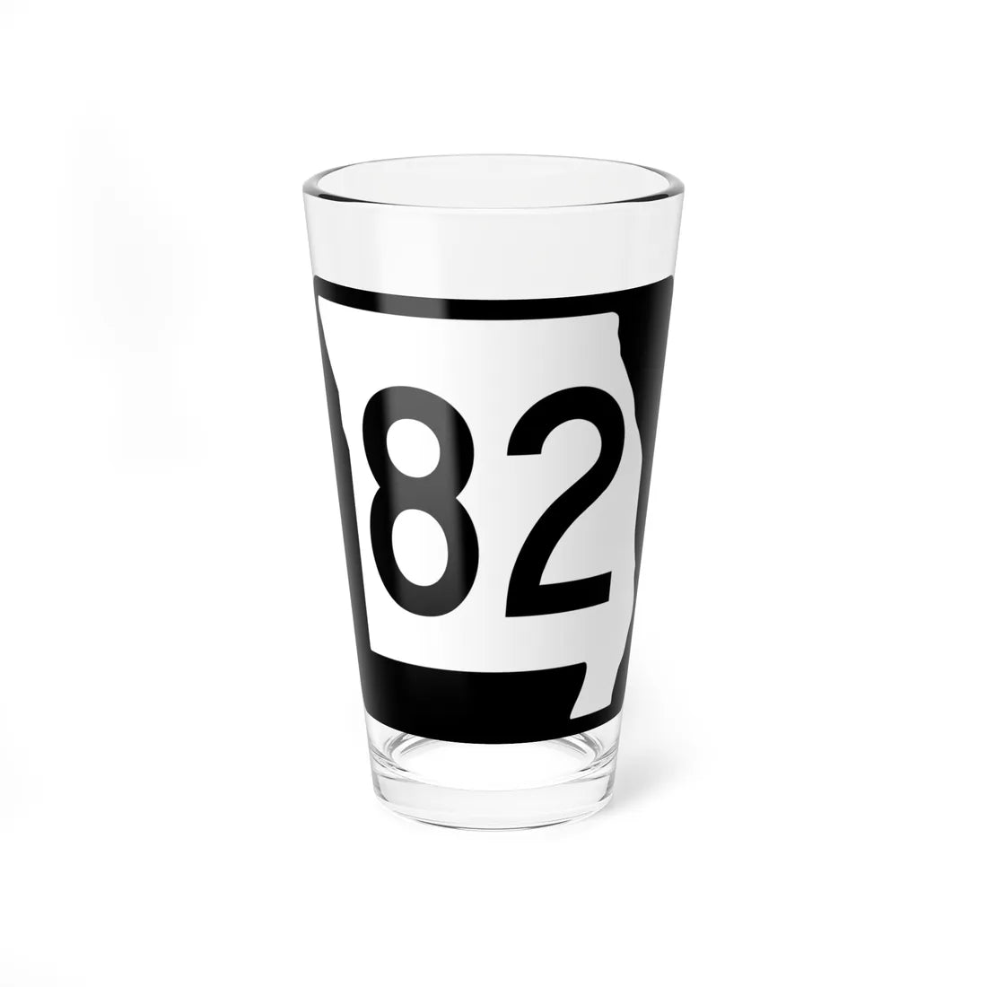 MO-82 (Missouri) (Road Sign) Pint Glass 16oz 16oz - Go Mug Yourself