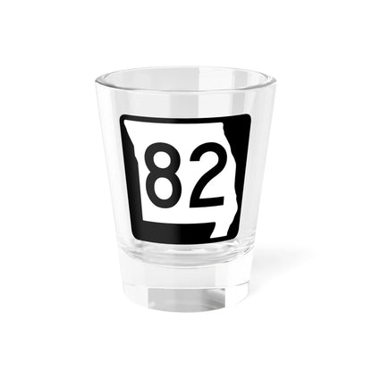 MO-82 (Missouri) (Road Sign) Shot Glass 1.5oz 1.5oz - Go Mug Yourself