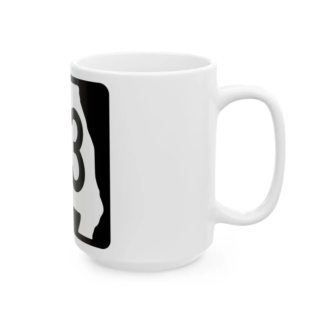 MO-83 (Missouri) (Road Sign) White Coffee Mug - Go Mug Yourself
