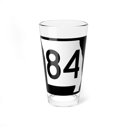 MO-84 (Missouri) (Road Sign) Pint Glass 16oz - Go Mug Yourself