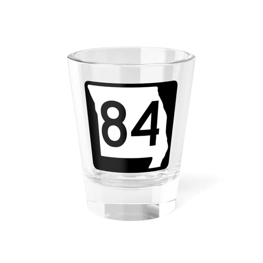 MO-84 (Missouri) (Road Sign) Shot Glass 1.5oz 1.5oz - Go Mug Yourself