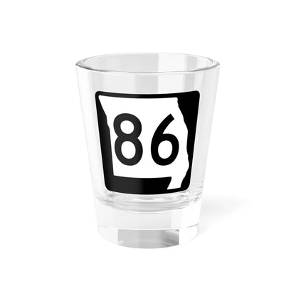 MO-86 (Missouri) (Road Sign) Shot Glass 1.5oz 1.5oz - Go Mug Yourself