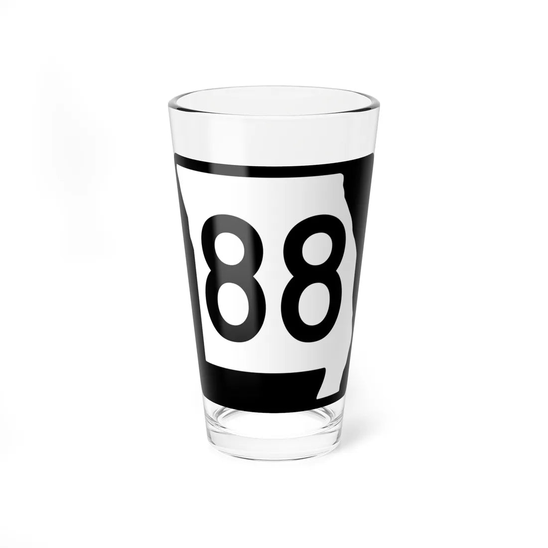 MO-88 (Missouri) (Road Sign) Pint Glass 16oz - Go Mug Yourself