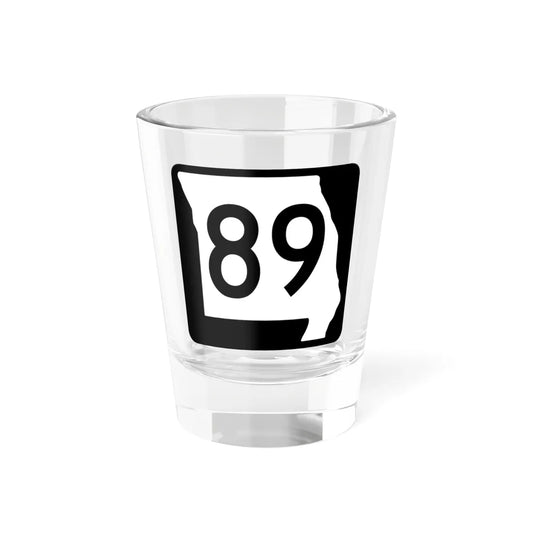 MO-89 (Missouri) (Road Sign) Shot Glass 1.5oz 1.5oz - Go Mug Yourself