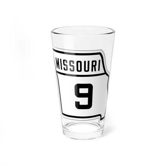 MO-9 1926 (Missouri) (Road Sign) Pint Glass 16oz 16oz - Go Mug Yourself