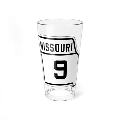 MO-9 1926 (Missouri) (Road Sign) Pint Glass 16oz - Go Mug Yourself