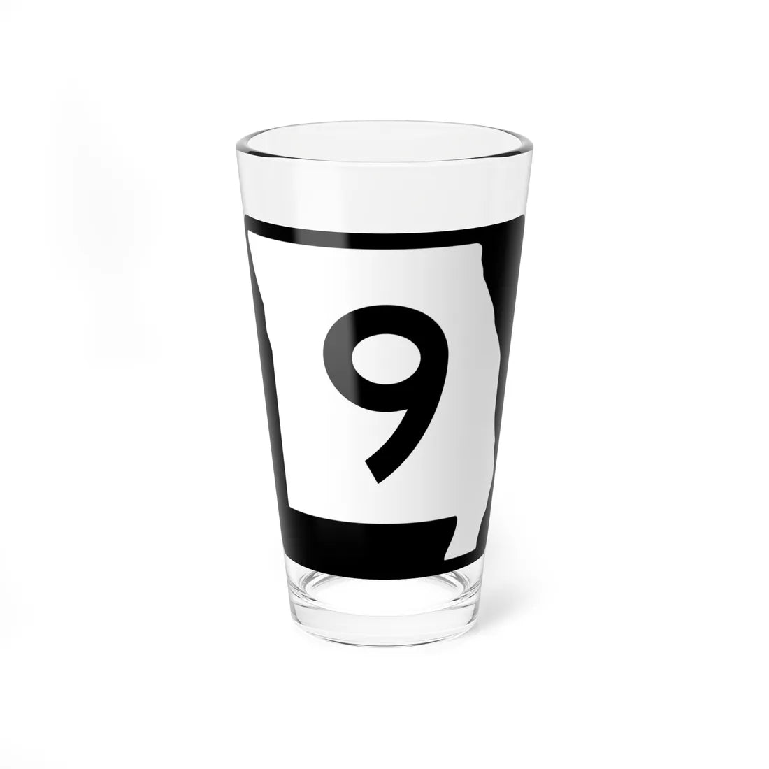 MO-9 (Missouri) (Road Sign) Pint Glass 16oz 16oz - Go Mug Yourself