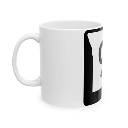 MO-91 (Missouri) (Road Sign) White Coffee Mug - Go Mug Yourself