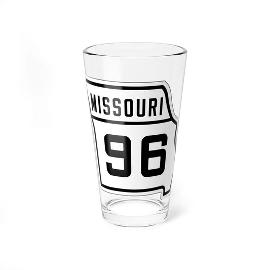 MO-96 1926 (Missouri) (Road Sign) Pint Glass 16oz 16oz - Go Mug Yourself