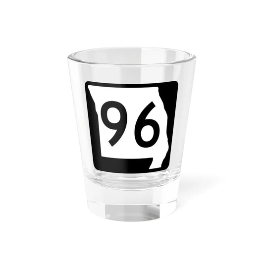 MO-96 (Missouri) (Road Sign) Shot Glass 1.5oz 1.5oz - Go Mug Yourself