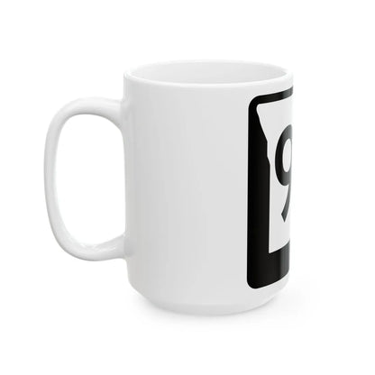 MO-96 (Missouri) (Road Sign) White Coffee Mug - Go Mug Yourself