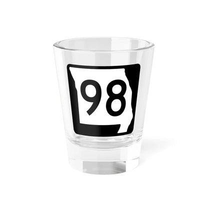 MO-98 (Missouri) (Road Sign) Shot Glass 1.5oz 1.5oz - Go Mug Yourself