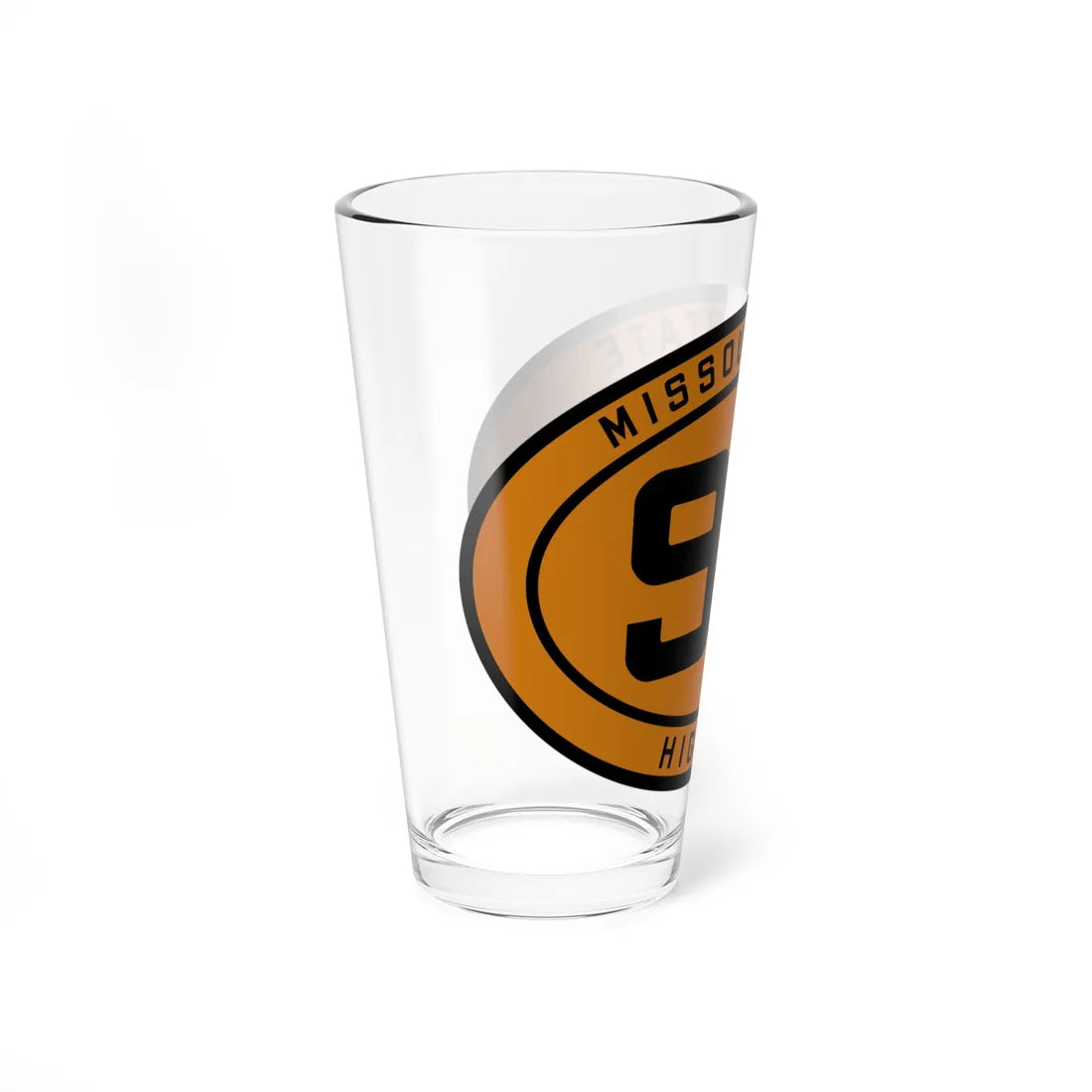 MO-9A 1920 (Missouri) (Road Sign) Pint Glass 16oz - Go Mug Yourself