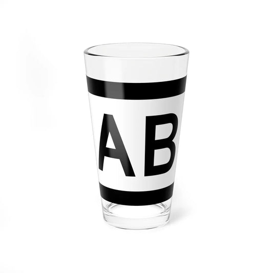 MO-supp-AB (Missouri) (Road Sign) Pint Glass 16oz 16oz - Go Mug Yourself