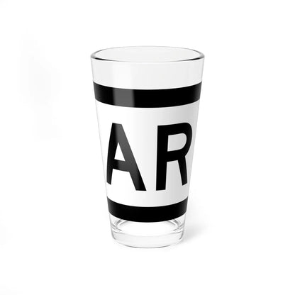 MO-supp-AR (Missouri) (Road Sign) Pint Glass 16oz 16oz - Go Mug Yourself