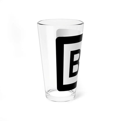 MO-supp-BA (Missouri) (Road Sign) Pint Glass 16oz - Go Mug Yourself