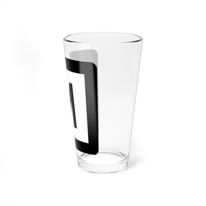 MO-supp-M (Missouri) (Road Sign) Pint Glass 16oz - Go Mug Yourself