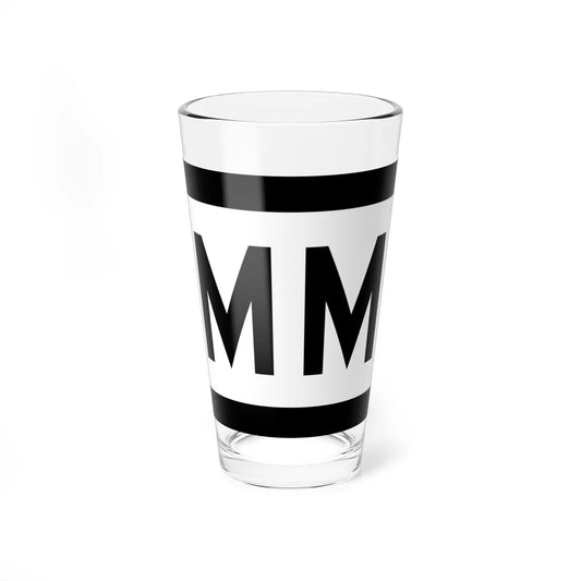 MO-supp-MM (Missouri) (Road Sign) Pint Glass 16oz 16oz - Go Mug Yourself