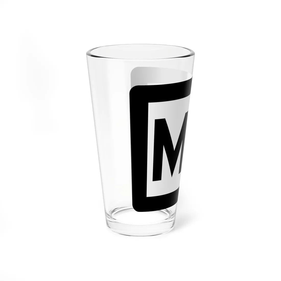 MO-supp-MM (Missouri) (Road Sign) Pint Glass 16oz - Go Mug Yourself