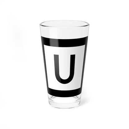 MO-supp-U (Missouri) (Road Sign) Pint Glass 16oz 16oz - Go Mug Yourself