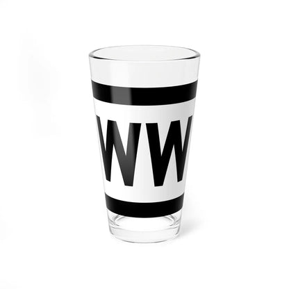 MO-supp-WW (Missouri) (Road Sign) Pint Glass 16oz - Go Mug Yourself