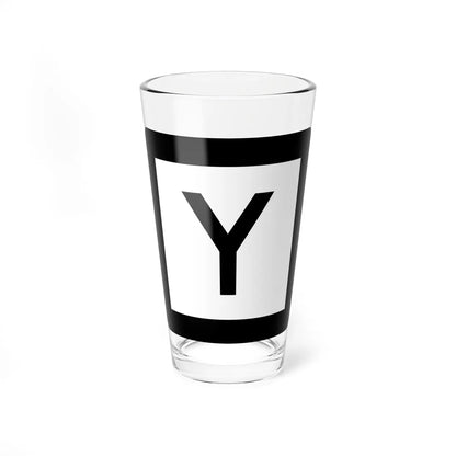 MO-supp-Y (Missouri) (Road Sign) Pint Glass 16oz 16oz - Go Mug Yourself
