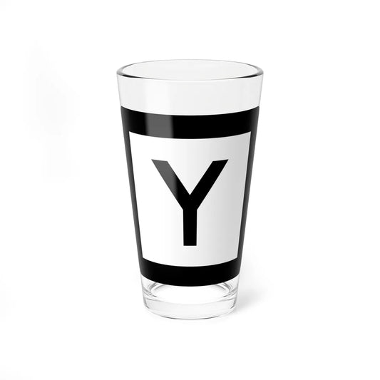 MO-supp-Y (Missouri) (Road Sign) Pint Glass 16oz 16oz - Go Mug Yourself