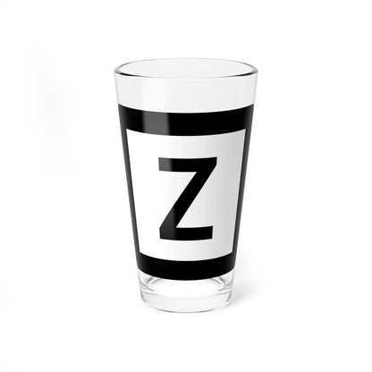MO-supp-Z (Missouri) (Road Sign) Pint Glass 16oz 16oz - Go Mug Yourself