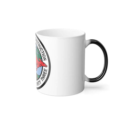 Mobile Construction Bn 133 NMCB 133 Seabee (U.S. Navy) Color Changing Mug 11oz-Go Mug Yourself