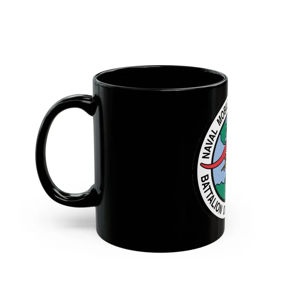 Mobile Construction Bn 133 NMCB 133 Seabee (U.S. Navy) Black Coffee Mug - Go Mug Yourself