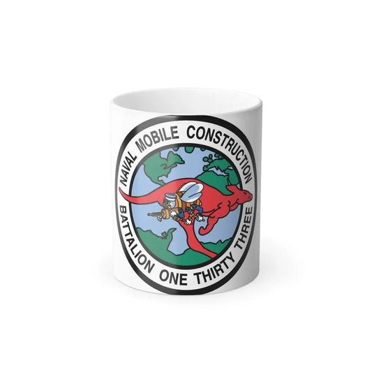 Mobile Construction Bn 133 NMCB 133 Seabee (U.S. Navy) Color Changing Mug 11oz Default Title 11oz - Go Mug Yourself