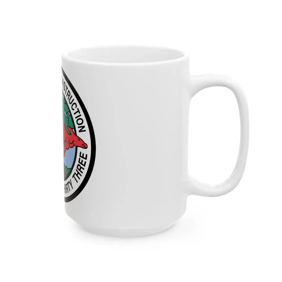 Mobile Construction Bn 133 NMCB 133 Seabee (U.S. Navy) White Coffee Mug - Go Mug Yourself