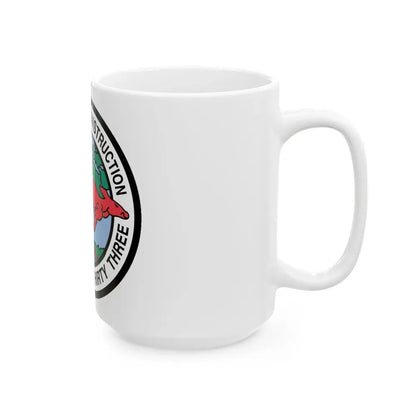 Mobile Construction Bn 133 NMCB 133 Seabee (U.S. Navy) White Coffee Mug - Go Mug Yourself