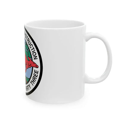 Mobile Construction Bn 133 NMCB 133 Seabee (U.S. Navy) White Coffee Mug - Go Mug Yourself