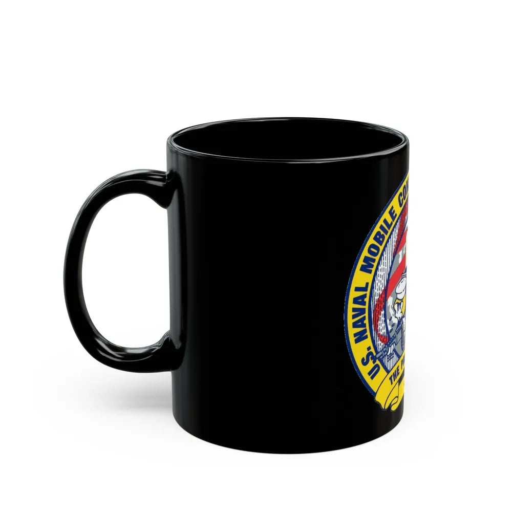 Mobile Construction Bn 5 NMCB 5 Seabee (U.S. Navy) Black Coffee Mug-Go Mug Yourself