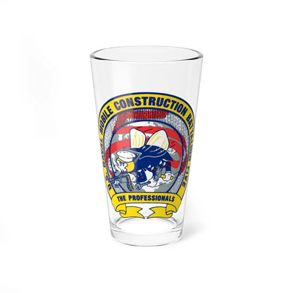 Mobile Construction Bn 5 NMCB 5 Seabee (U.S. Navy) Pint Glass 16oz-16oz-Go Mug Yourself