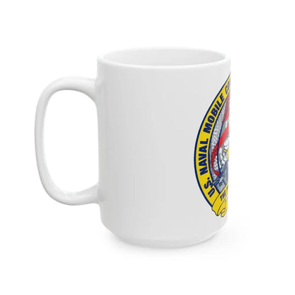 Mobile Construction Bn 5 NMCB 5 Seabee (U.S. Navy) White Coffee Mug-Go Mug Yourself