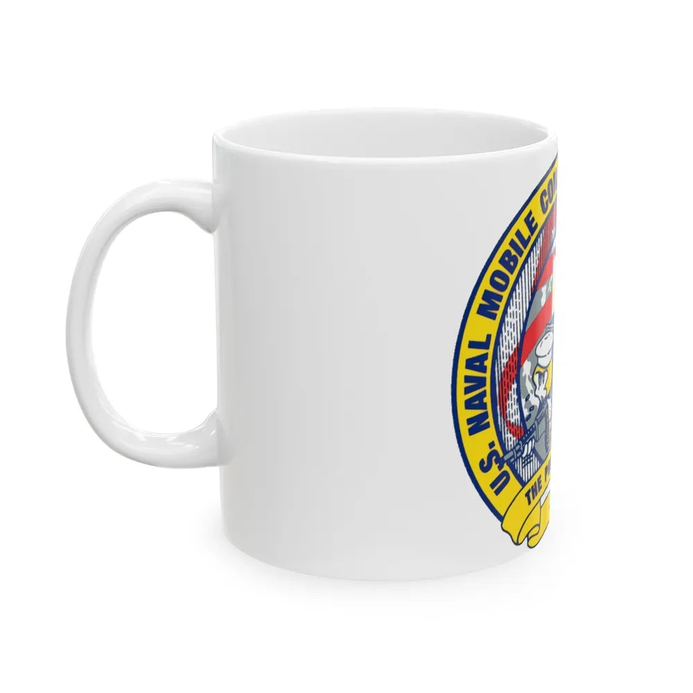 Mobile Construction Bn 5 NMCB 5 Seabee (U.S. Navy) White Coffee Mug-Go Mug Yourself