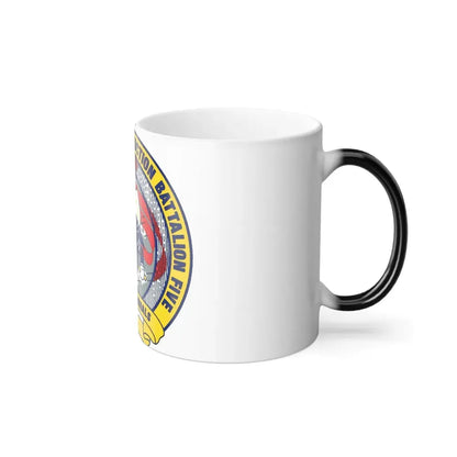 Mobile Construction Bn 5 NMCB 5 Seabee (U.S. Navy) Color Changing Mug 11oz - Go Mug Yourself