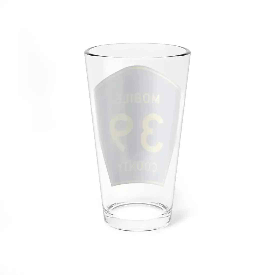 Mobile County Route 39 AL (Alabama) (Road Sign) Pint Glass 16oz - Go Mug Yourself