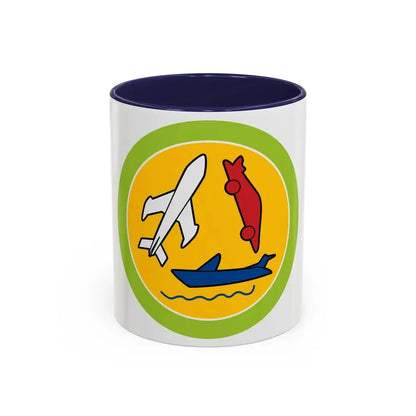 Model Design (Boy Scout Merit Badge) Accent Coffee Mug 11oz Navy - Go Mug Yourself