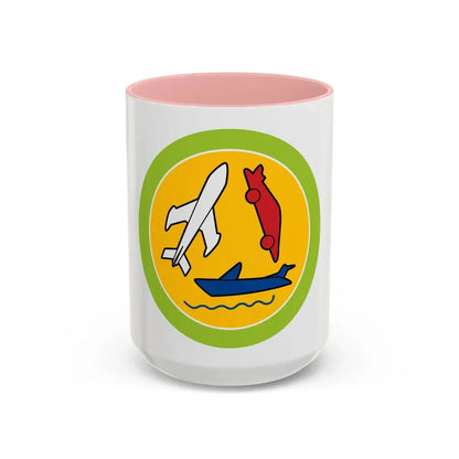 Model Design (Boy Scout Merit Badge) Accent Coffee Mug 15oz Pink - Go Mug Yourself