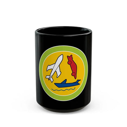 Model Design (Boy Scout Merit Badge) Black Coffee Mug 15oz - Go Mug Yourself